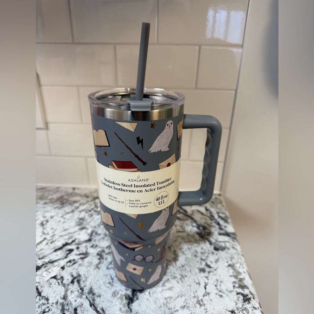 2/$20 Stainless Steel Insulated Tumbler with Straw